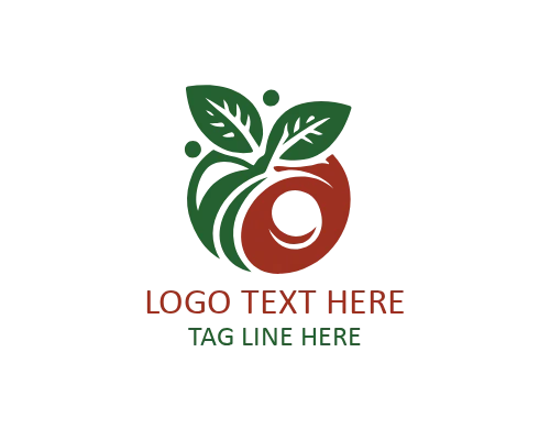 Modern Flat Tomato Logo for Digital food