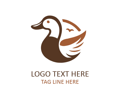 Modern Geometric Duck Logo for Creative Brands
