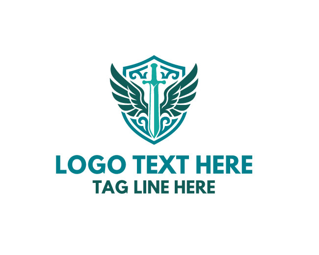 Modern Geometric Heraldry Logo