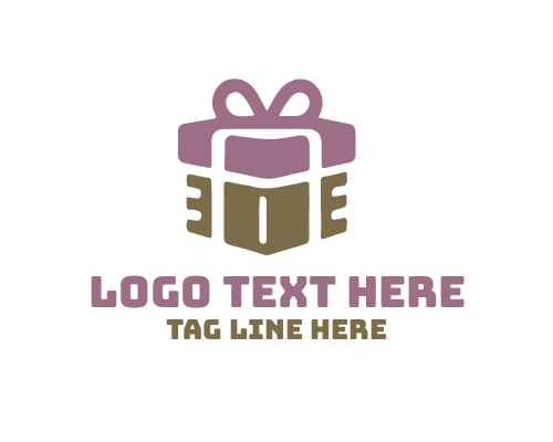 Modern Gift Box Brand Identity Logo