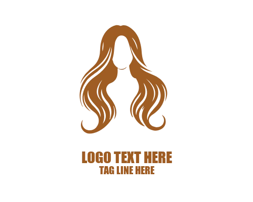Modern Glam Women Hair Logo