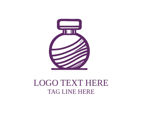 Modern Gold Elegant Perfume Logo for Premium Beauty Brands