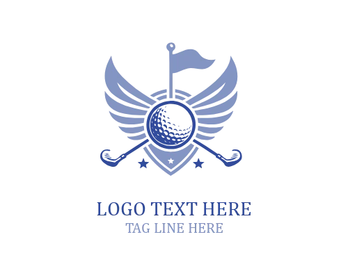 Modern Golf Circle Logo