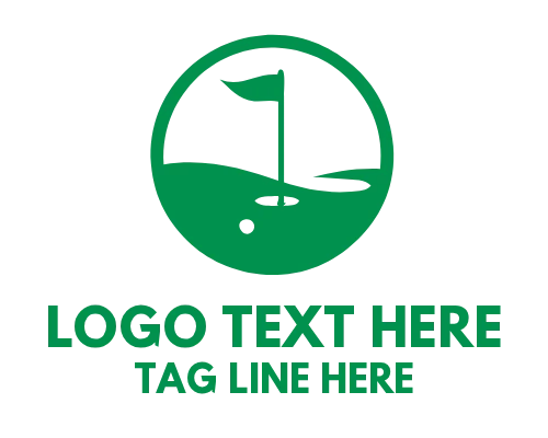 Modern Golf Logo