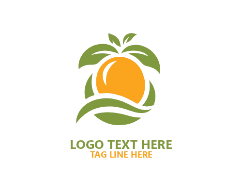 Modern Gradient Mango Logo