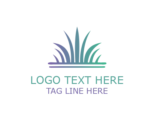 Modern Green Field Logo