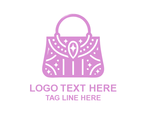Modern Handbag Outline Logo