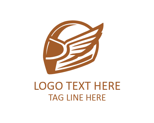 Modern Helmet Badge Logo for Professional Branding