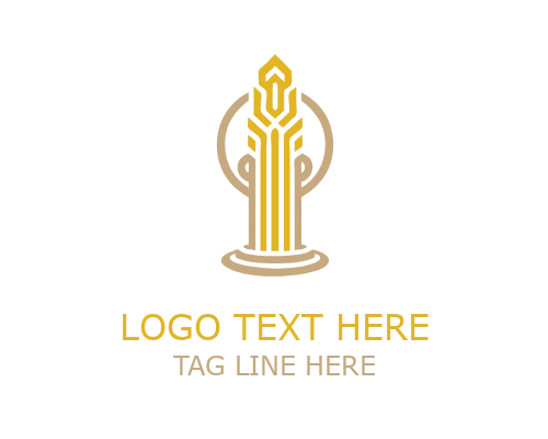 Modern Home Frame Real Estate Logo for Property Branding