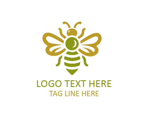 Modern Honey Bee Logo for Creative and Organic Branding