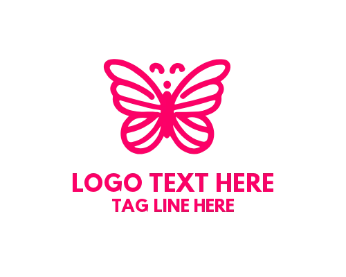 Modern Icon Butterfly Logo