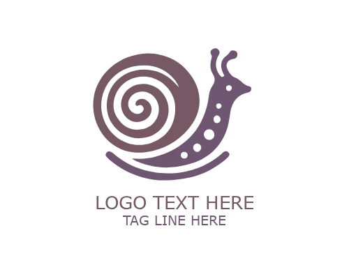  Modern Icon Snail Logo for Apps and Digital Brands