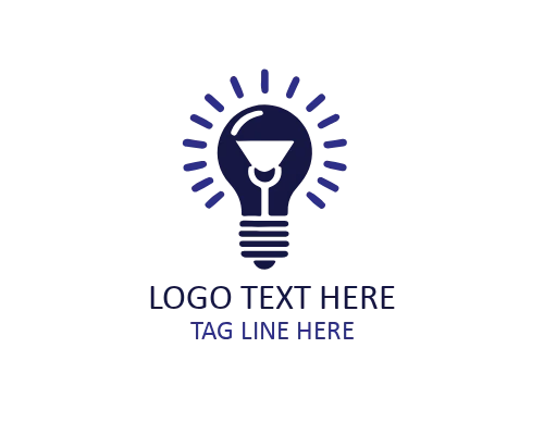 Modern Innovation Idea Bulb Logo