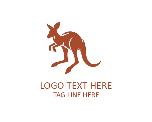Modern Kangaroo Logo for Dynamic Brand Identity