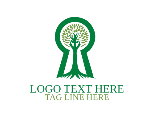 Modern Keyhole Logo for Contemporary Security, Tech, and Safety Brands