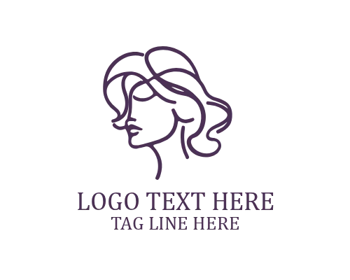 Modern Lady Beauty Line Logo