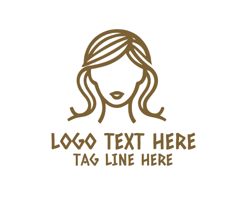 Modern Lady Portrait Logo