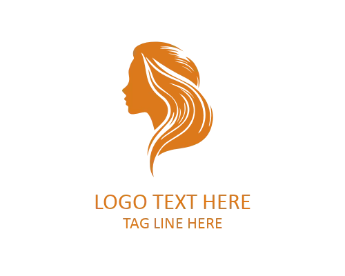 Modern Lady Silhouette Logo