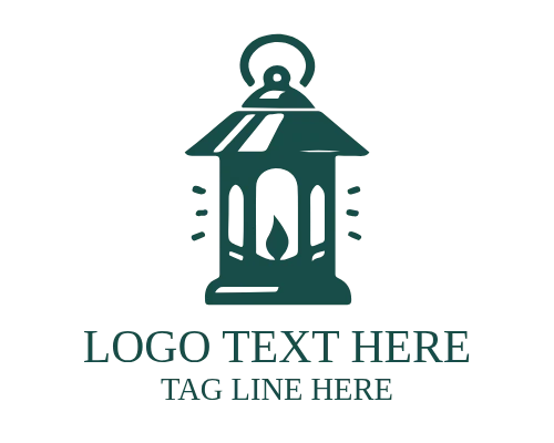 Modern Lantern Symbol Logo