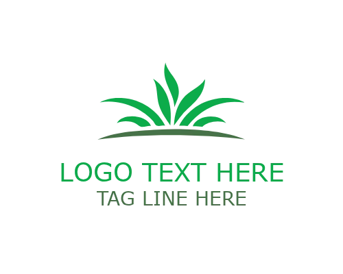 Modern Lawn Field Logo