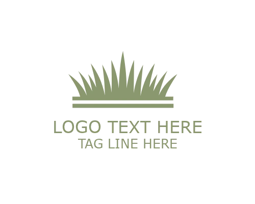 Modern Lawn Symbol Logo