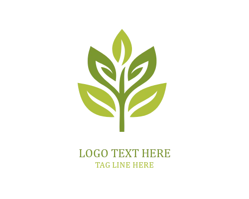 Modern Leaf Logo