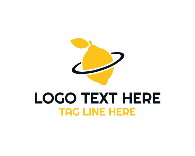 Modern Lemon Planet Logo