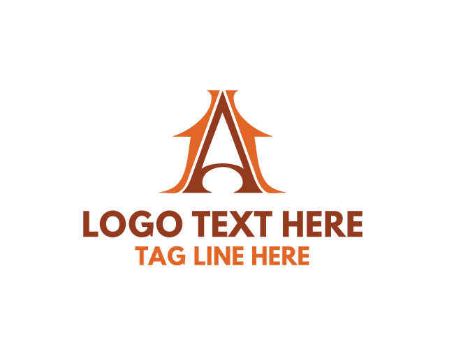 Modern Letter A Logo