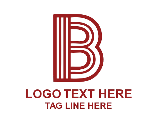 Modern Letter B Logo