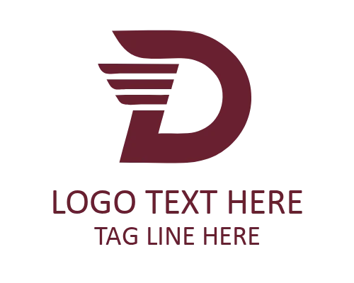 Modern Letter D Logo for Business Branding