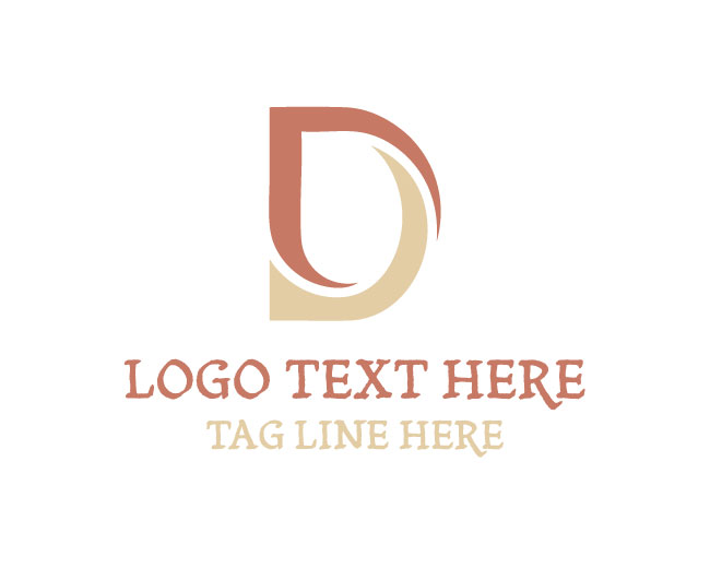 Modern Letter D Logo