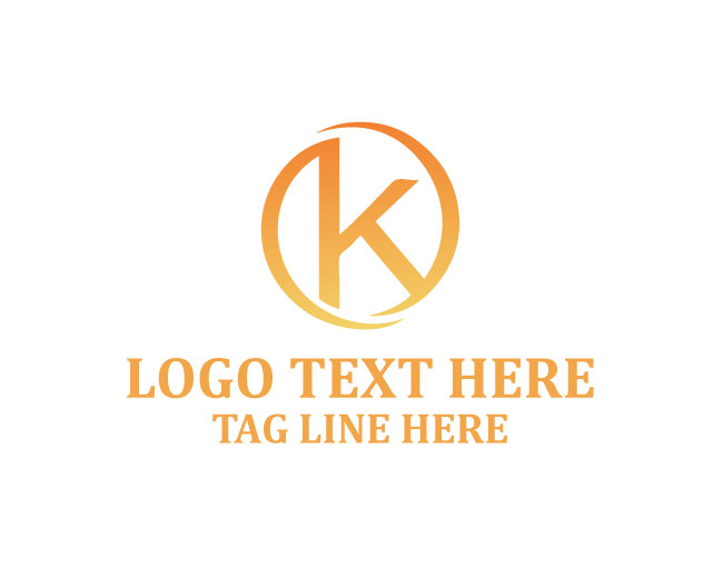 Modern Letter K Logo