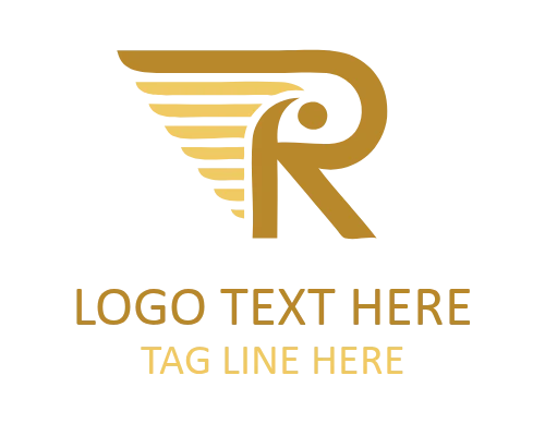 Modern Letter R Logo for Business Branding