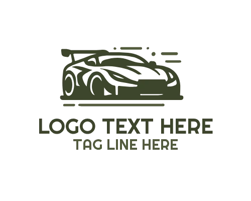 Modern Linear Car Logo