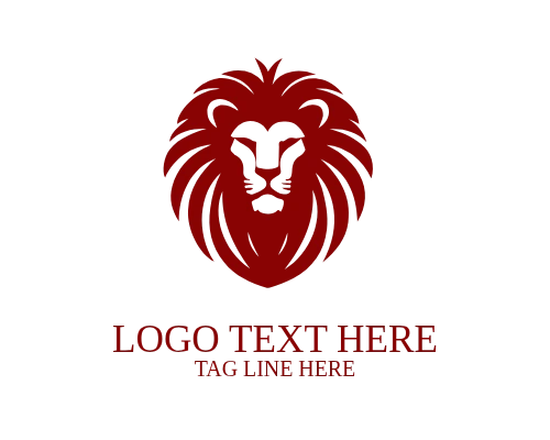Modern Lion Shield Logo
