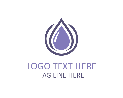 Modern Liquid Emblem Logo