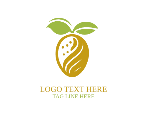 Modern Mango Fruit Logo