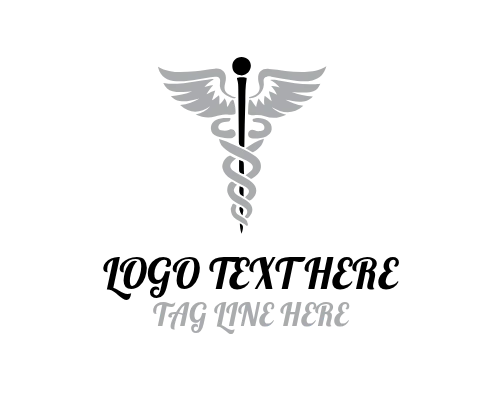 Modern Medical Caduceus Logo