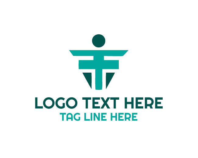 Modern Medical Person Logo