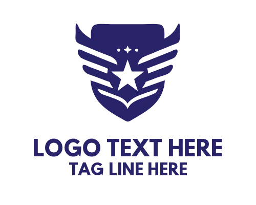  Modern Military Shield Logo