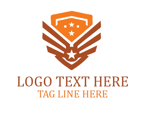Modern Military Shield Logo