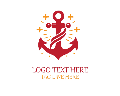 Modern Minimal Anchor Logo for Contemporary Nautical Brands