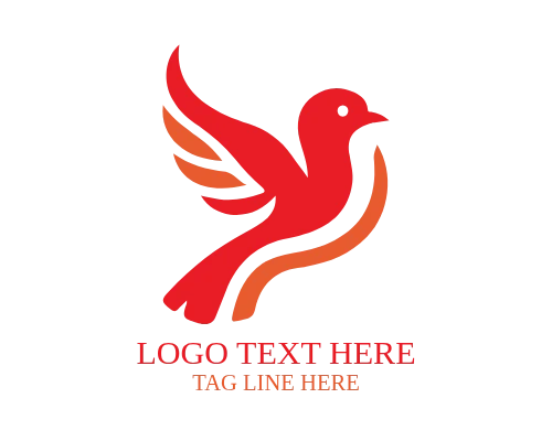 Modern Minimal Bird Logo