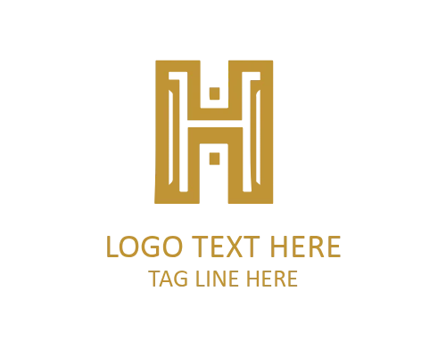Modern Minimal Letter H Logo for Business Branding