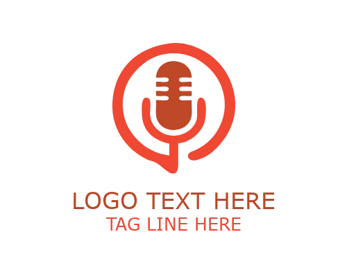 Modern Minimal Podcast Logo for Digital Audio Branding