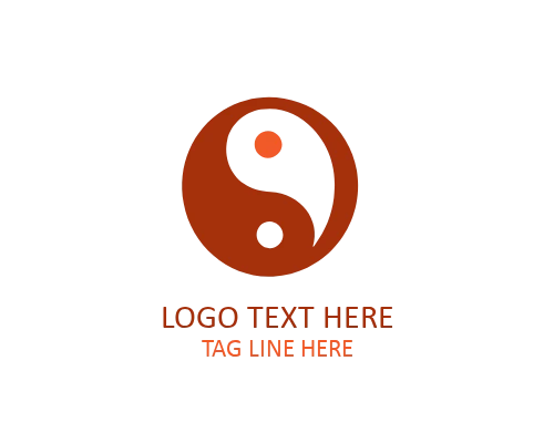 Modern Minimal YinYang Logo