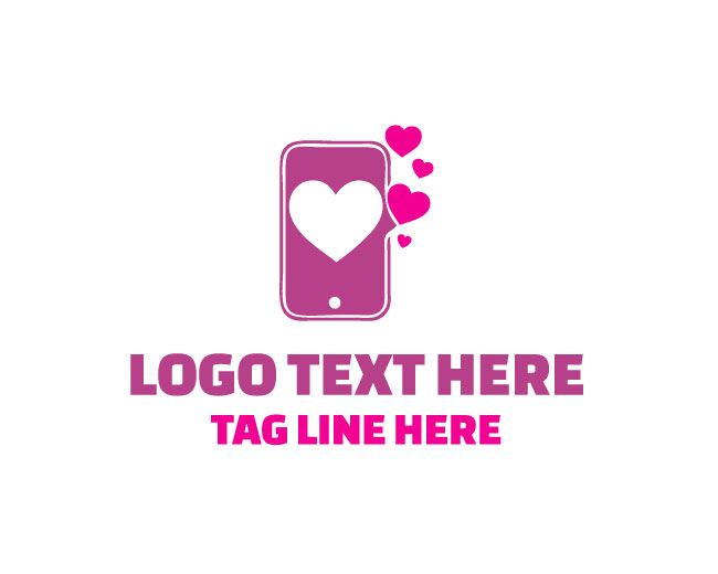 Modern Mobile Couple Logo