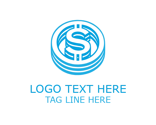 Modern Money Stack Logo for Finance and Wealth Branding