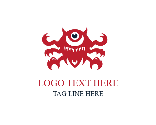 Modern Monster Logo for Gaming and Creative Brand Identity