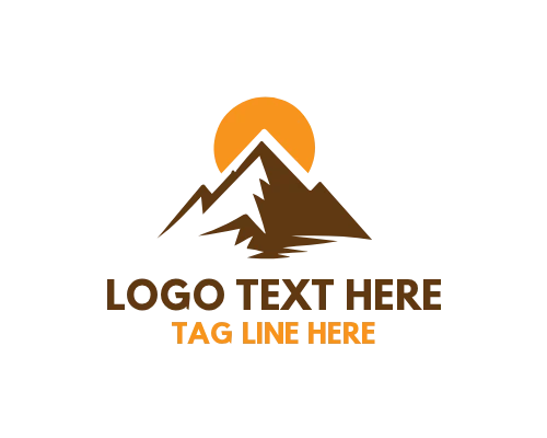 Modern Mountain Business Logo